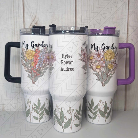 40Oz Antique Birth Flower Bouquet